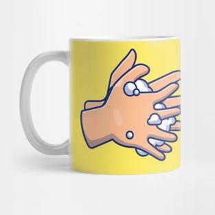 Washing hand cartoon 4 Mug